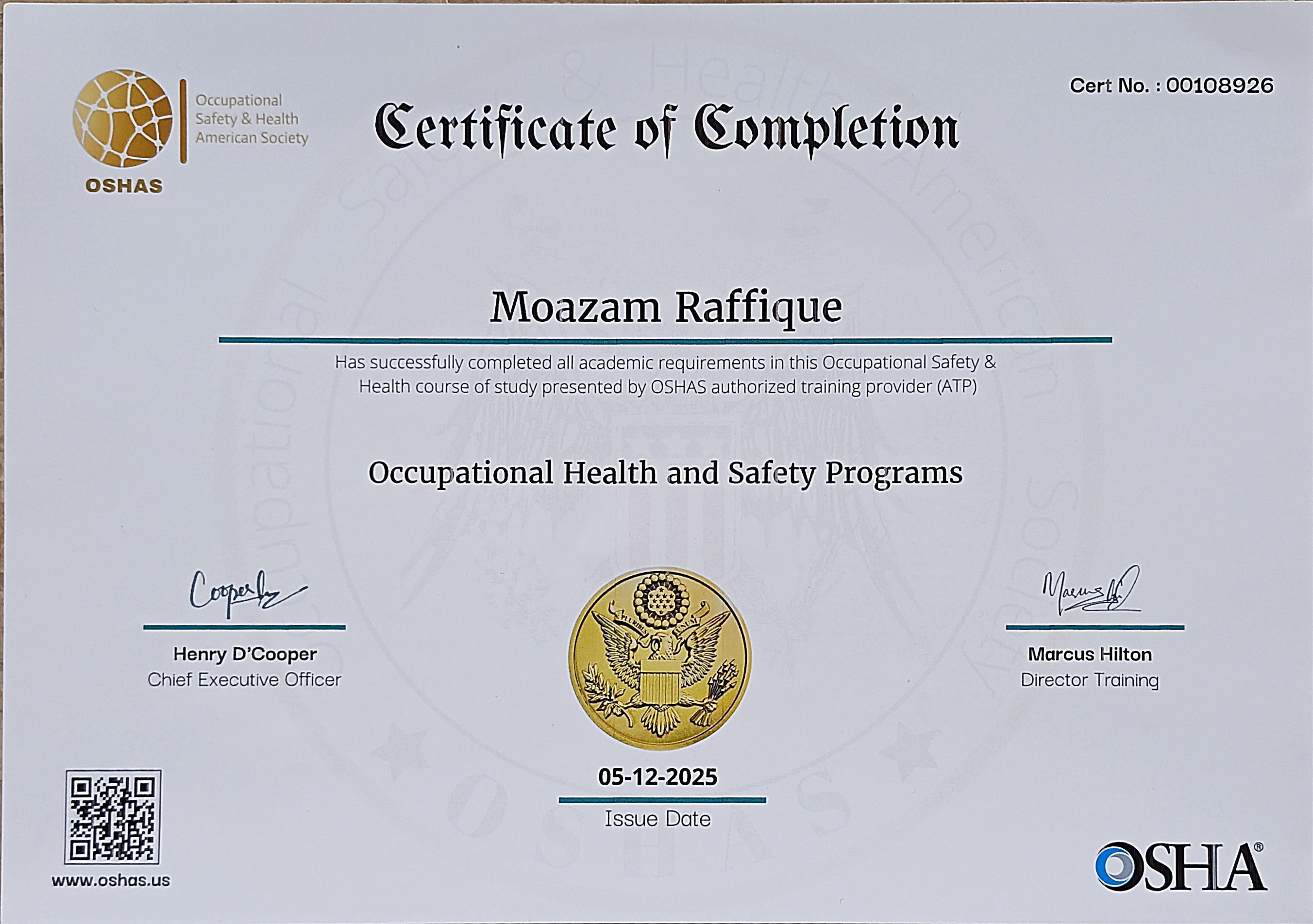 OSHA 48-Hour Training